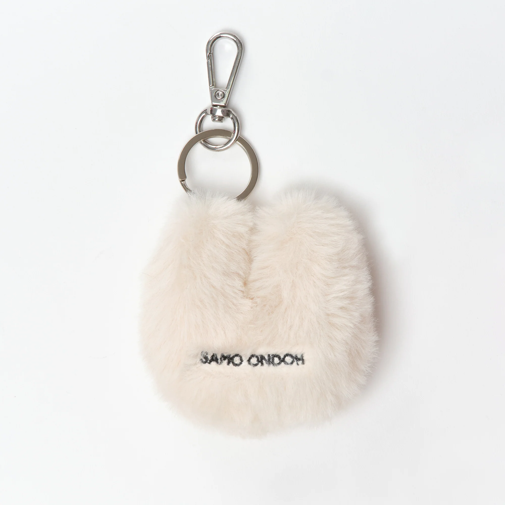 tokiyom keychain eco fur ivory - Image 2