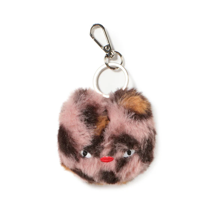 tokiyom keychain leopard pink