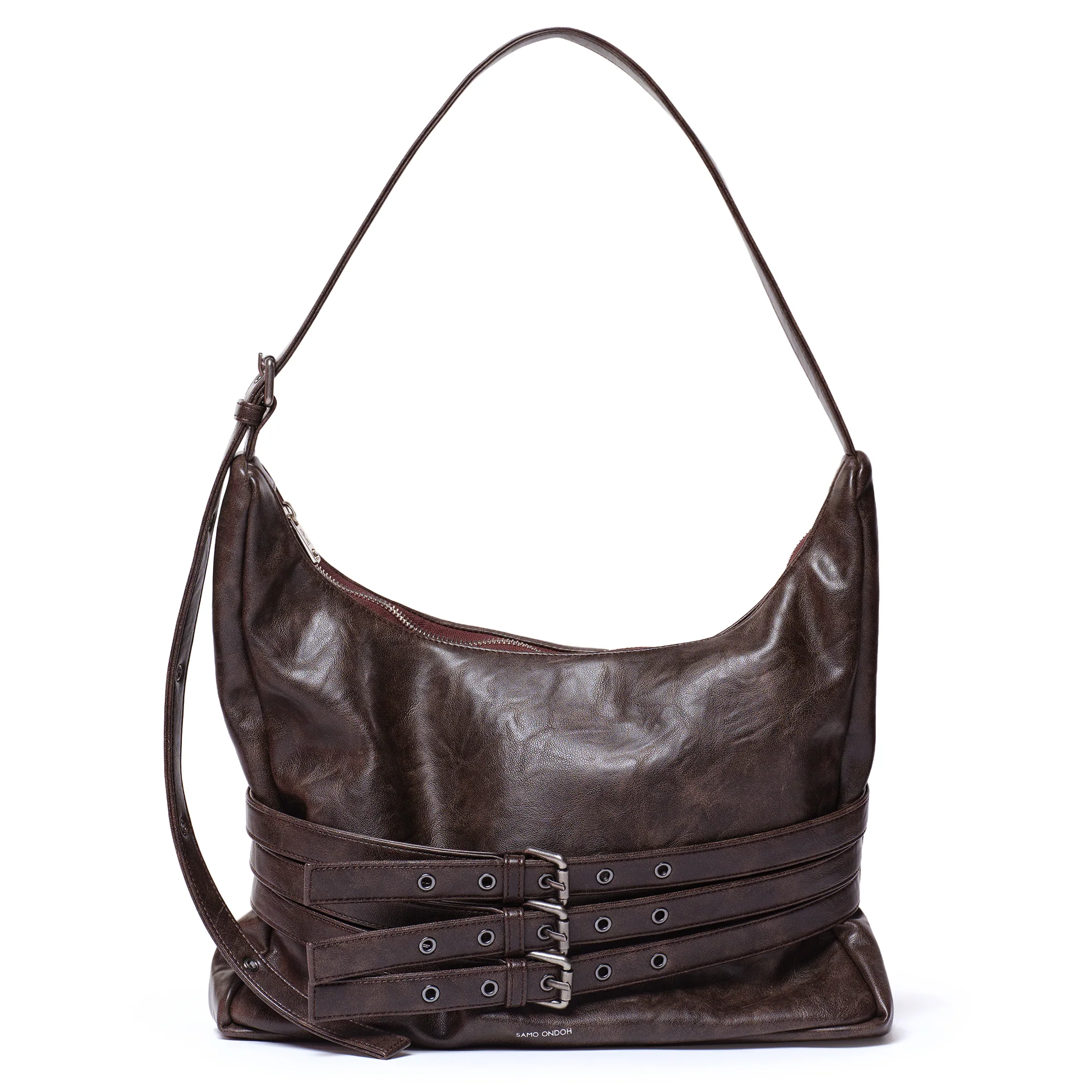 trio belt mug bag L baked moca