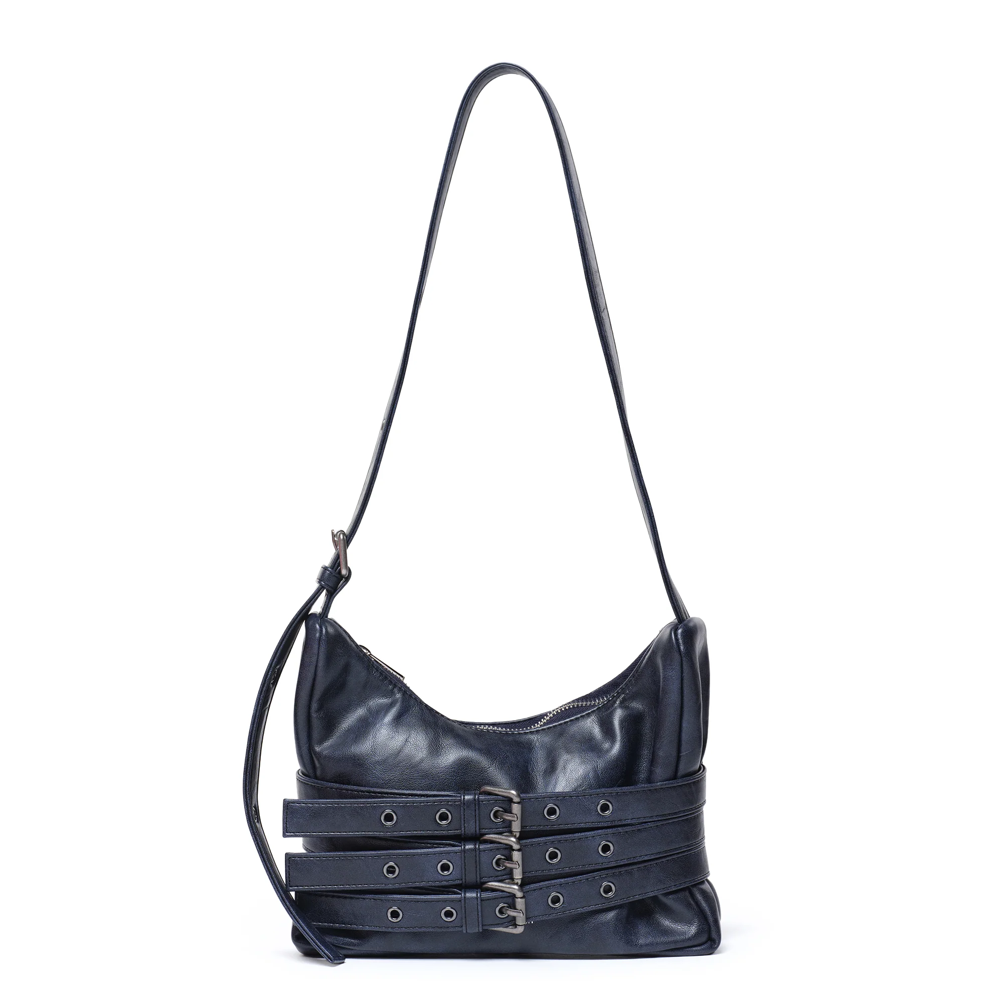 trio belt mug bag M baked navy