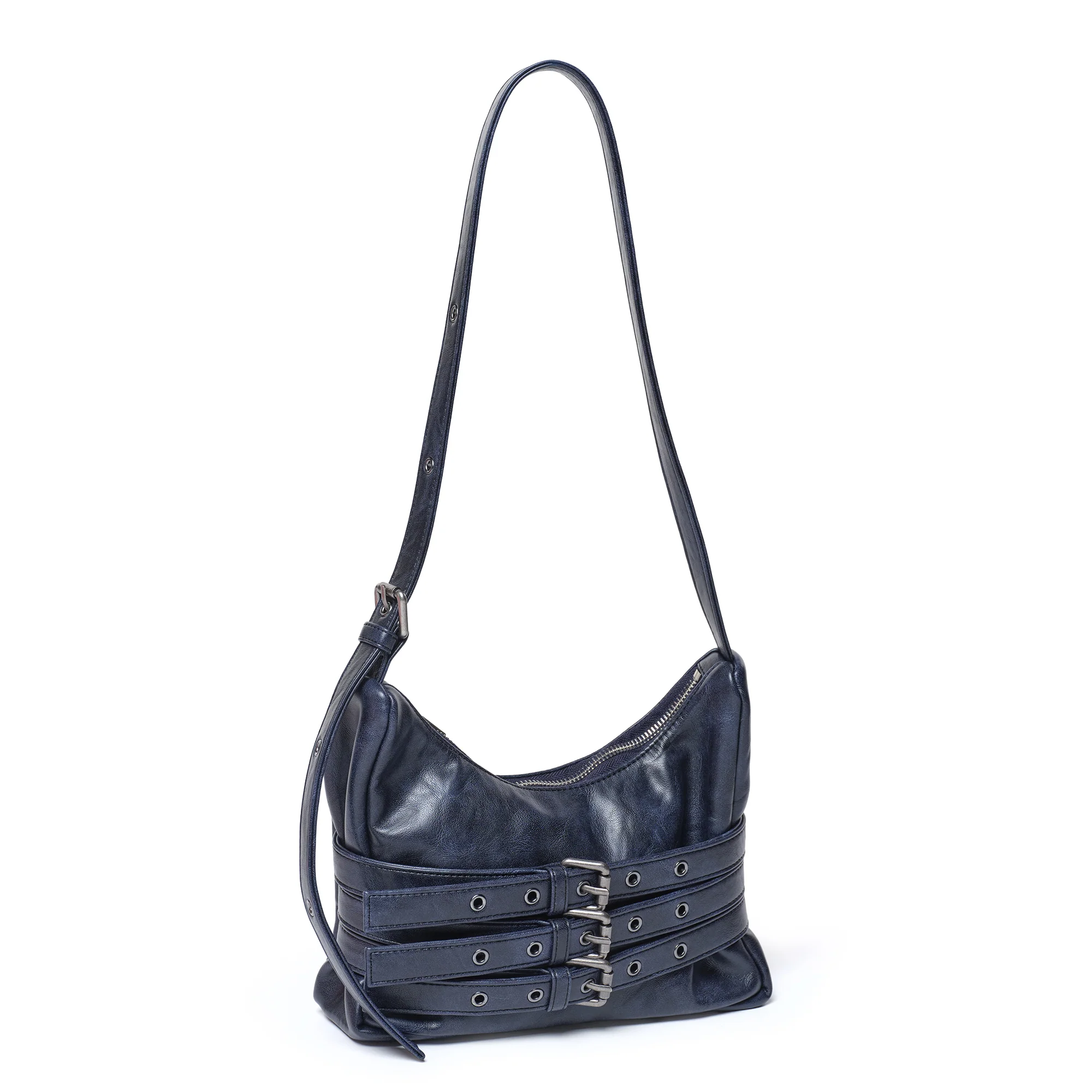 trio belt mug bag M baked navy - Image 2