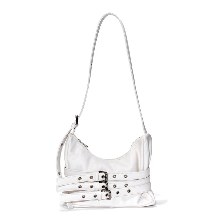 trio belt mug bag M goat cream